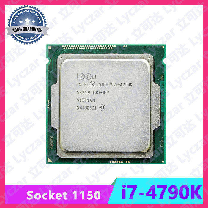 โปรเซสเซอร์ CPU i7 4790K intle/intle Core 1150 Pin รุ่นโอเวอร์คล็อก