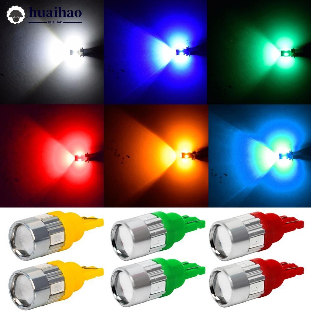 HUAIHAO 2 ชิ้น T10 501 194 W5W 5630 LED SMD รถ HID Canbus ข้อผิดพลาดฟรี Wedge หลอดไฟ I1Y5