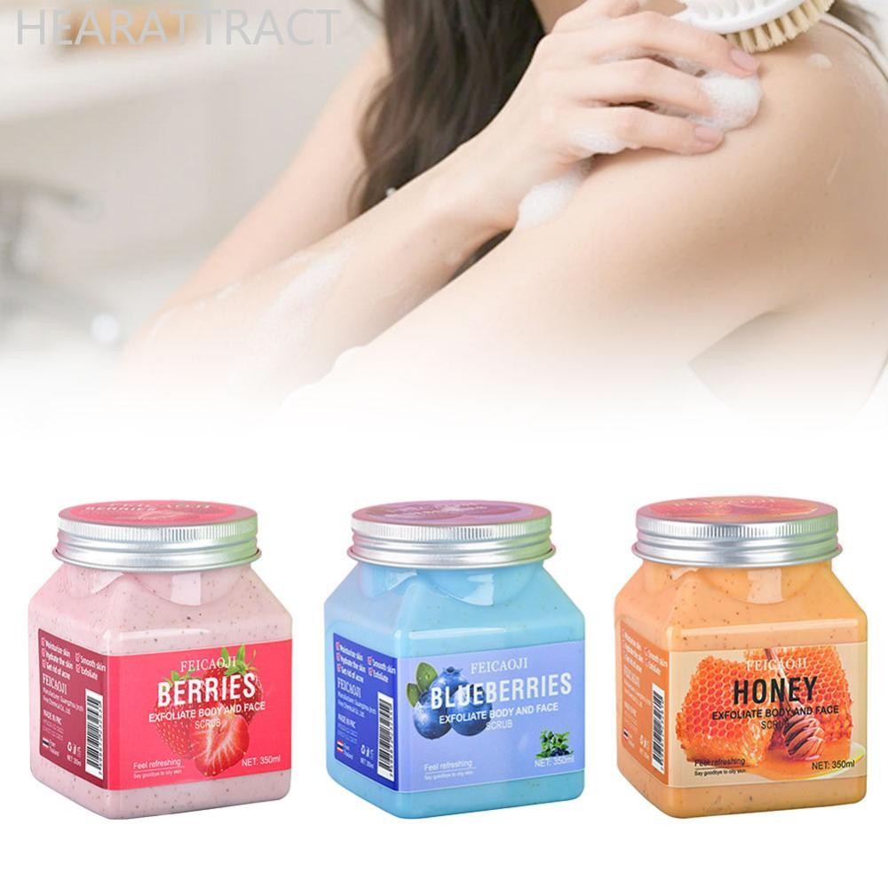 HEARATTRACT Body Scrub Coffee Bath Scrub Exfoliating Moisturizing Hydrating All Body Cleansing Scrub