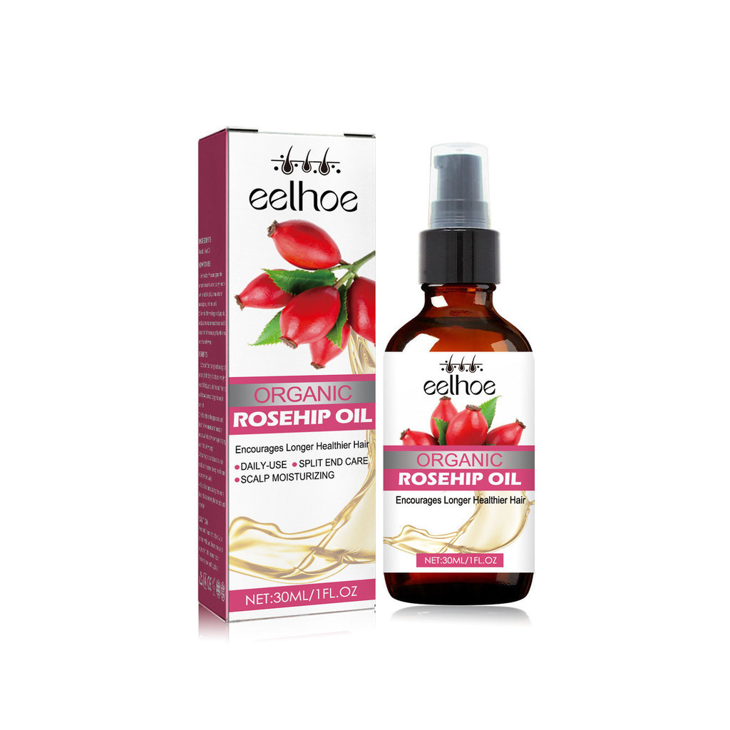 Moisturizing Nutritious Rosehip Oil Hair Strengthening Dense Hair Care Dryness ป้องกัน Falling บรรเท