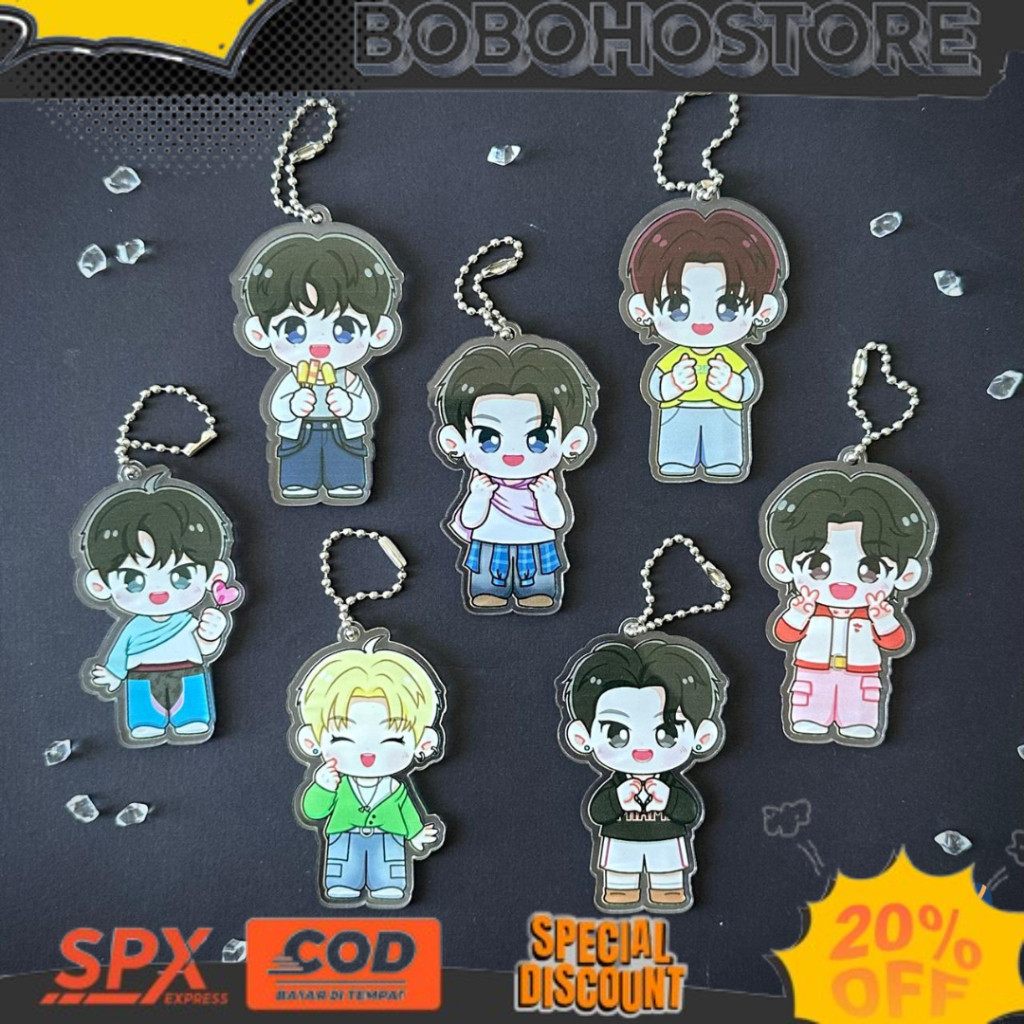 GANTUNGAN น่ารัก GANCI ACRYLIC ENHYPEN ROMANCE UNTOLD - พวงกุญแจ ENHYPEN - พวงกุญแจ ผิดปกติ ENHYPEN