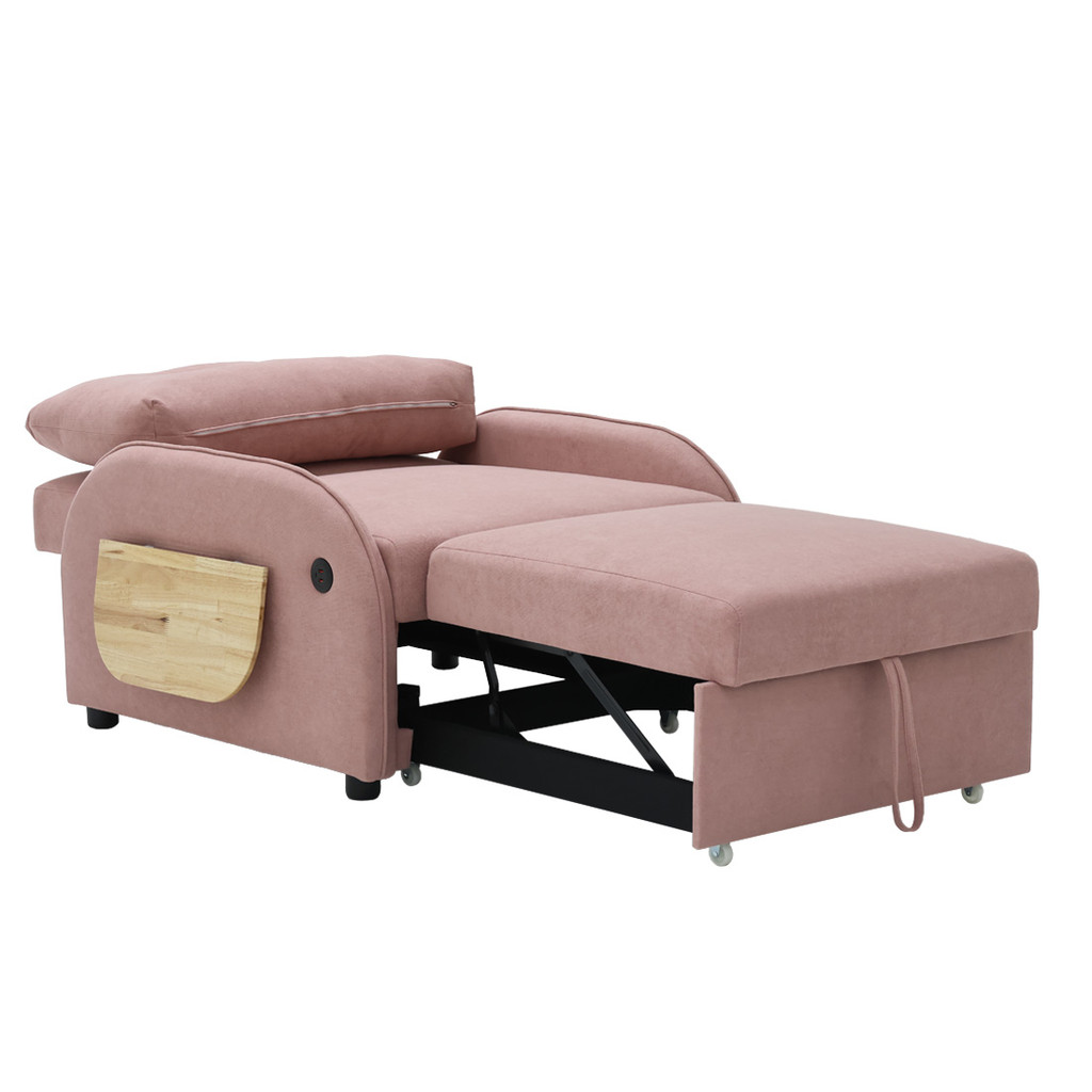 SB Design Square โซฟาเบด รุ่น Rich สีชมพู (96x94x90 ซม.)  แบรนด์ SOFA SOLUTIONS รูปที่ 5