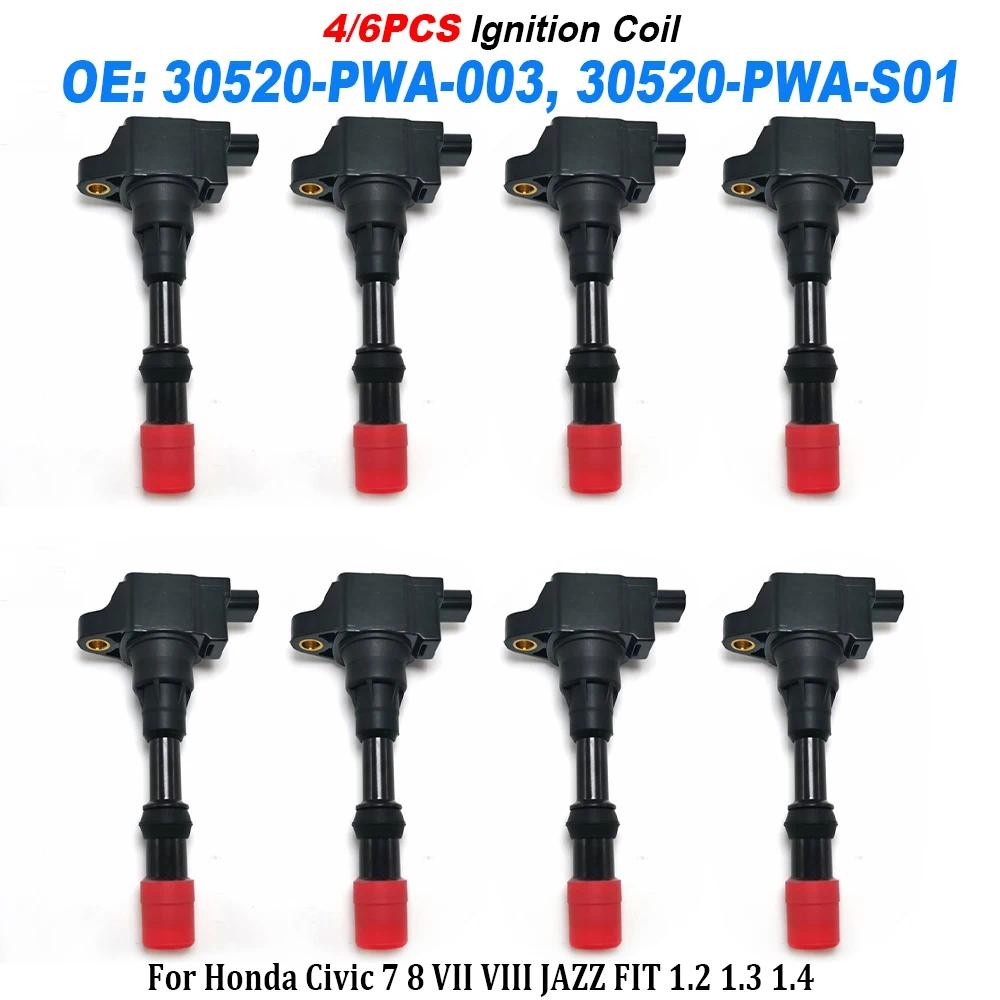 4/8PCS 30520-PWA-003 57521-PWA-003 30520-PWA-S01 สําหรับ H ond a CITY Civic 7 8 VII VIII JAZZ FIT 2 