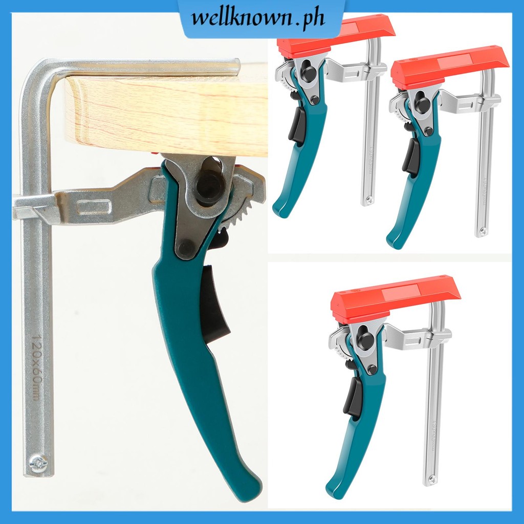 Ratchet Track Clamp โลหะ Track Saw Clamps ง่ายล็อคท่องเที่ยว Rail Clamp Quick Release T Slot Clamp ส