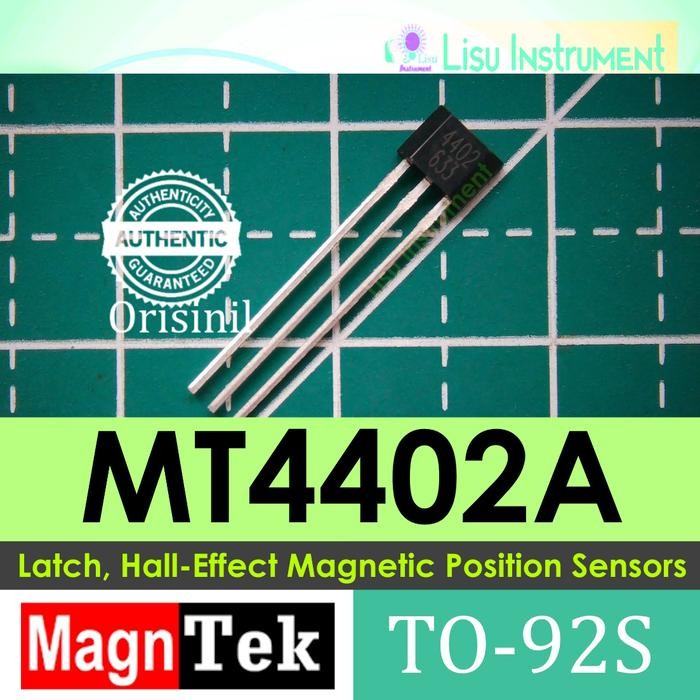 MT4402A สลัก, เซ็นเซอร์ตําแหน่งแม่เหล็ก Hall-Effect 4402 TO-92S MagnTek ORIGINAL