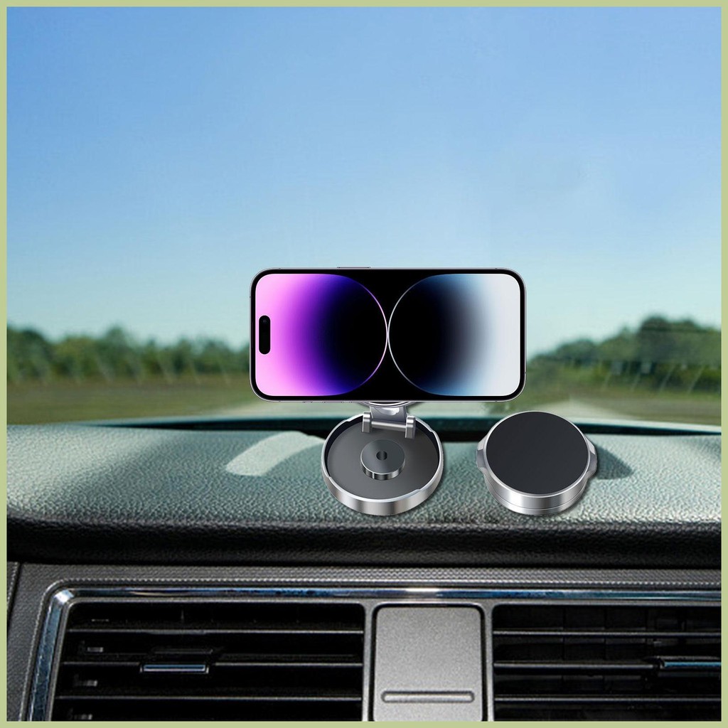 ที่วางโทรศัพท์แดชบอร์ดหมุนได้ 360 องศารถ Dash Magnetic Phone Mount สมาร์ทมือถือสนับสนุน Cradle shope