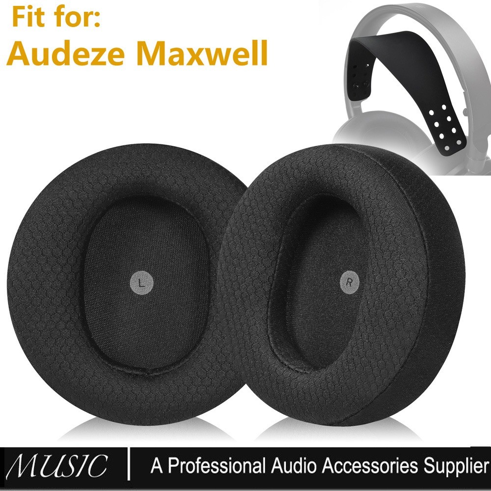 Maxwell เบาะแผ่นรองหูฟังสําหรับหูฟัง Audeze Maxwell, แผ่นรองหูฟังทดแทนเบาะเพิ่มความหนา, โฟมแยกเสียงร