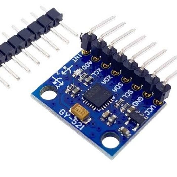 บัดกรีแล้ว GY-521 Mpu6050 เซ็นเซอร์ไจโร 3 แกน e GY521 ตัวเร่ง