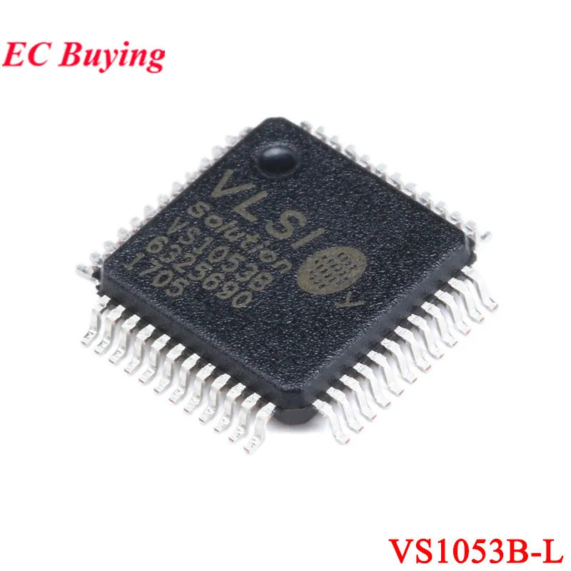VS1053 VS1053B VS1053B-L LQFP-48 อินเทอร์เฟซเสียง MP3 Player Chip IC ใหม่ต้นฉบับ