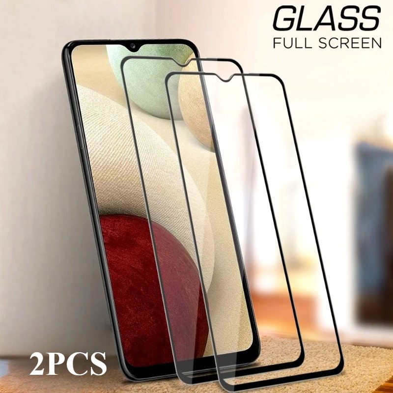 2PCS Ultra HD ฟิล์มกระจกนิรภัยสําหรับ T-Mobile Revvlry + REVVL V + 5G กันน้ําสีดําขอบฟิล์มแก้วสําหรั