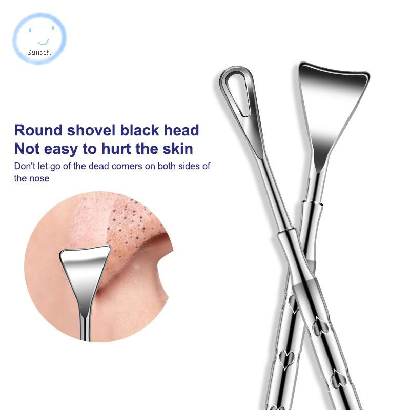 Sunset Blackhead Remover Pimple Pimple Popper Tool Removing Treatment Whitehead Popping Zit Nose Fac