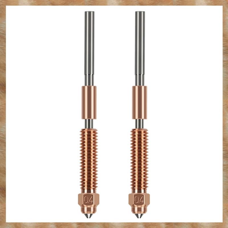 [KYG] หัวฉีดอัพเกรดการพิมพ์ไหลสูง 2X หัวฉีด K1C สําหรับ K1 Max -3 V3 3D เครื่องพิมพ์ 0.4 มม.