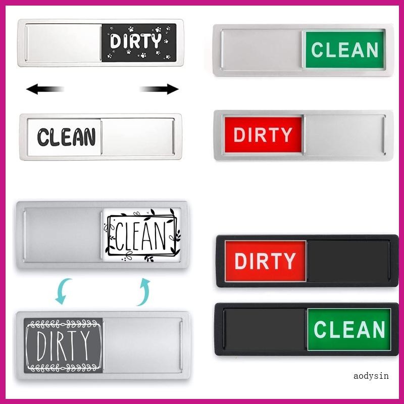 (ส่วนลดสูง)aodysin.th เครื่องล้างจานแม่เหล็ก Clean Dirty Sign แม่เหล็กเครื่องล้างจานตัวบ่งชี้สติกเกอร์แม่เหล็กสําหรับซักผ้า