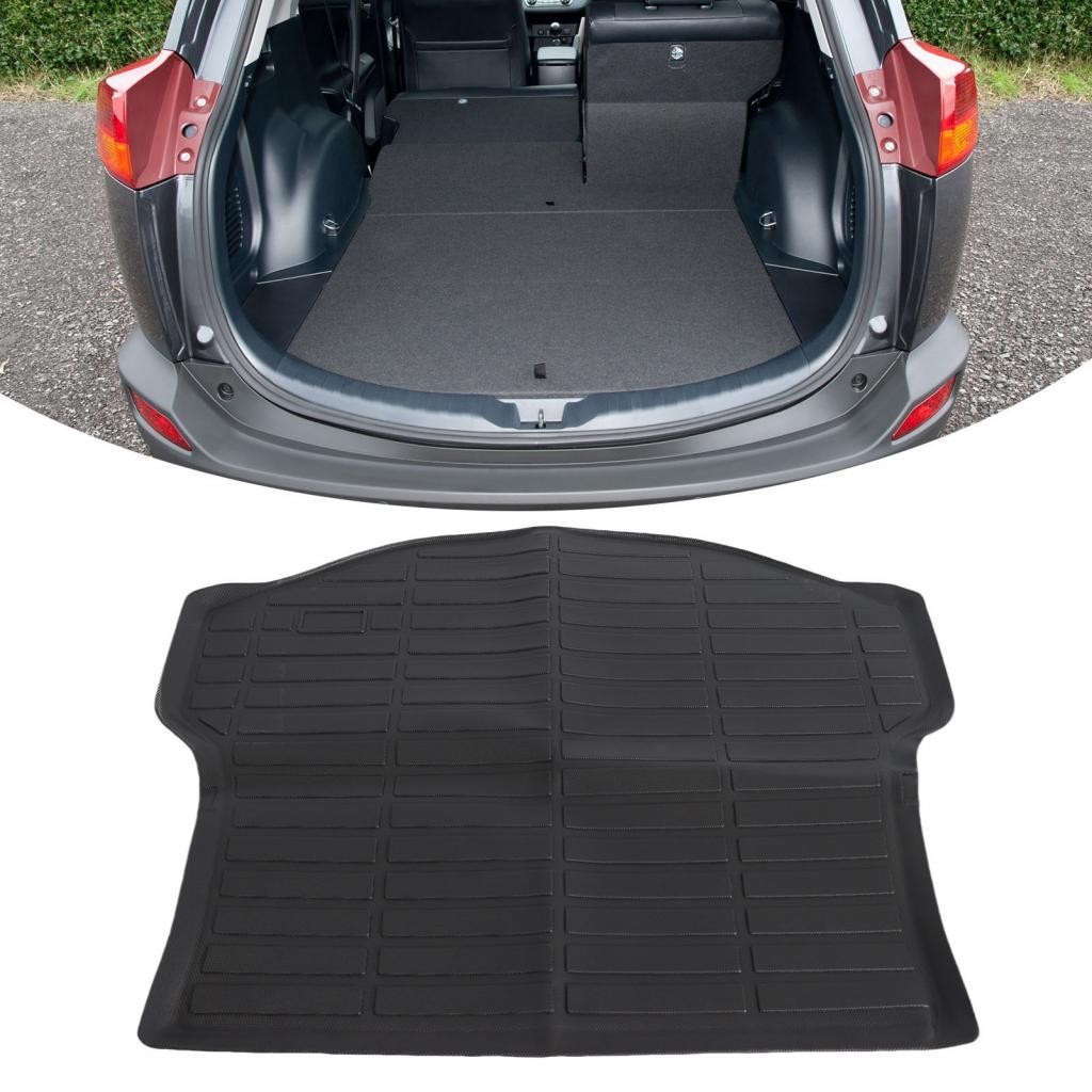 Soyoung-ph POCREATION รถ Trunk Liner TPE ยางด้านหลัง Cargo พรมปูพื้น PT908-42135 Non Slip กันน้ําสํา