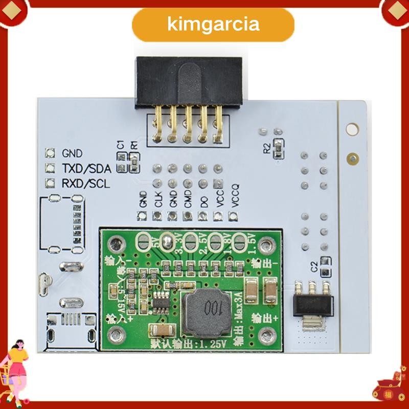 kimgarcia RT809H โปรแกรมเมอร์อะแดปเตอร์ EMMC ISP สําหรับคลิปทดสอบการเขียนอย่างรวดเร็วอ่านความเร็วเคร