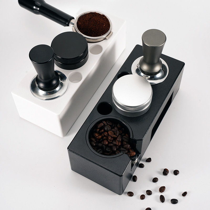 การจัดส่งสินค้ากว่า229กาแฟกดผงฐานกล่องเก็บ หน้าท้อง สากลเครื่องชงกาแฟจับ เบาะ 51/58มม กดผงผ้าผงชุดสา
