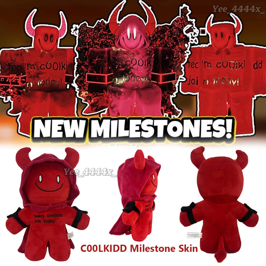 C00lkidd Milestone ผิวของเล่นตุ๊กตา Roblox forsaken C00lkidd ใหม่ตุ๊กตาตุ๊กตาเกมคนรักคอลเลกชันสําหรั