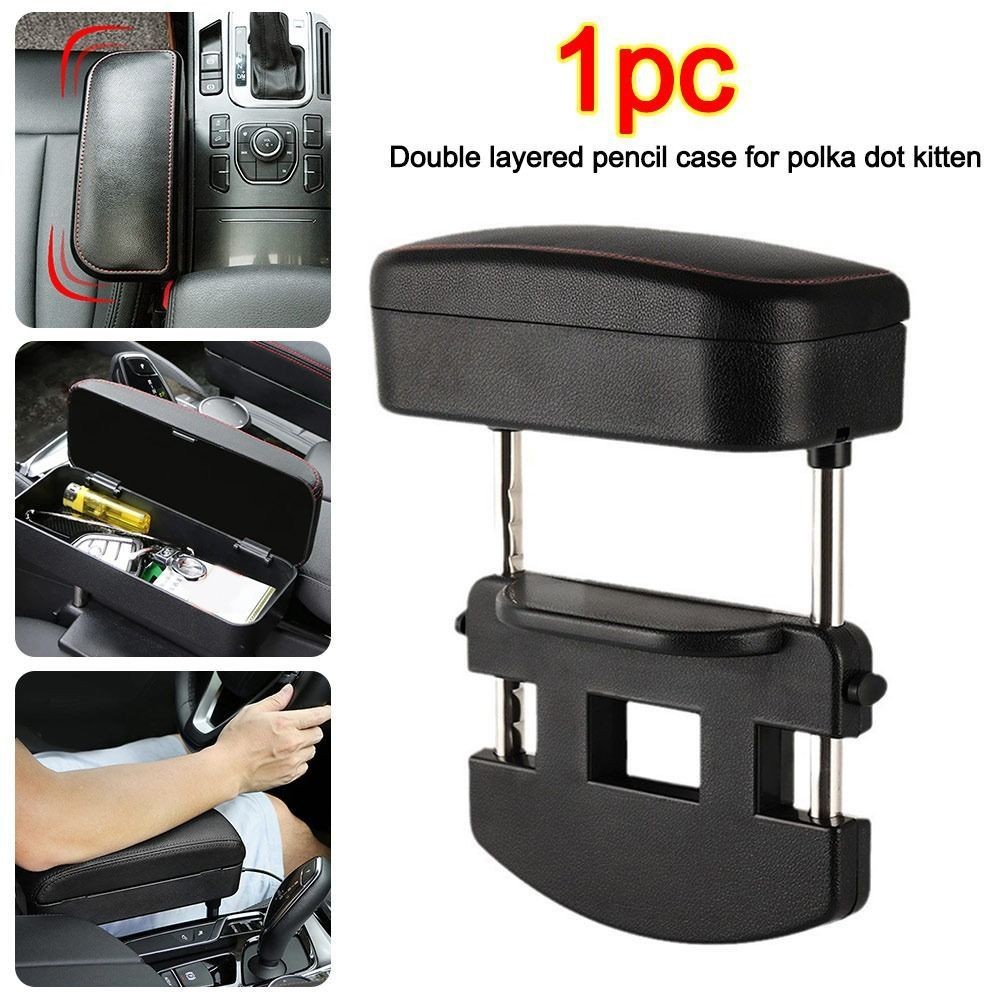 กล่องที่วางแขนในรถยนต์ DYNA, Universal Liftable Car Seat Gap Organizer, Adjustable Space Saving Arm Rest Box Car Interior ราคา ถูกที่สุด ดีลบีเคเค แกลเลอรีภาพที่ 4