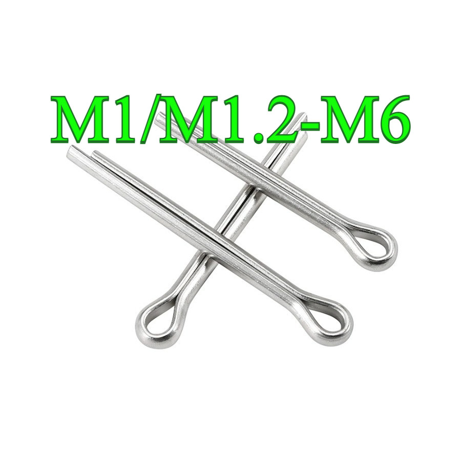 304 สแตนเลสเปิด Pin Card Pin Whistle กิ๊บติดผม U-Shaped Pin เหล็ก M1/M1.2-M6 (-PW-ZJ-TH)