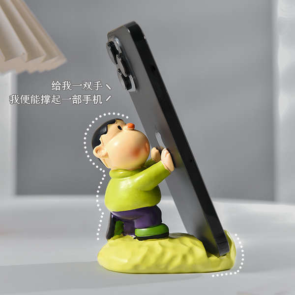 ผู้ถือโทรศัพท์น่ารัก litem desktop holder ที่วางโทรศัพท์มือถือเสืออ้วนเดสก์ท็อปน่ารักของตกแต่งขนาดเล