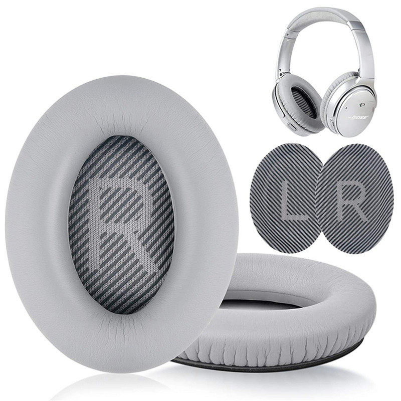 1 คู่แผ่นรองหูฟังสําหรับ Bose QC35 / QC35 II หูฟังแผ่นรองหูฟังเบาะฟองน้ําชุดหูฟัง Earmuffs