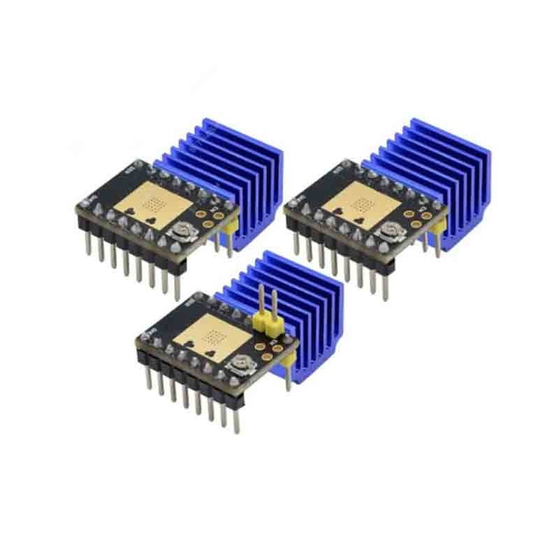 อุปกรณ์เสริมเครื่องพิมพ์ 3D มอเตอร์สเต็ปเปอร์โมดูลไดรฟ์เงียบเป็นพิเศษ TMC2209 TMC2208 ATD5833