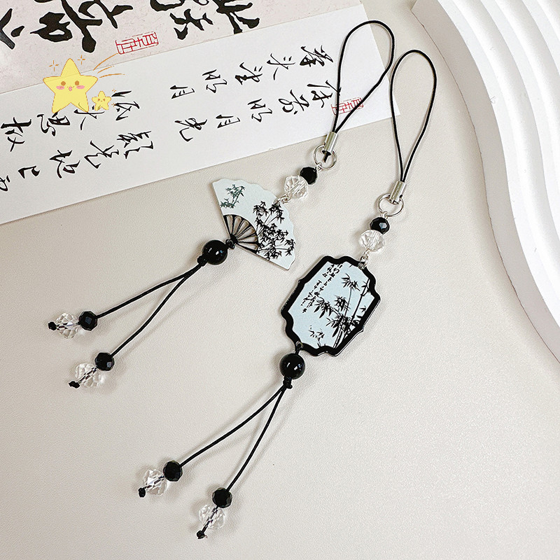 [JBTH] สไตล์จีน Anti-lost โทรศัพท์ Lanyard Retro sel จี้พวงกุญแจกระเป๋า Ch กระเป๋าเป้สะพายหลังแขวนตกแต่งเครื่องประดับแฟชั่น [JB]