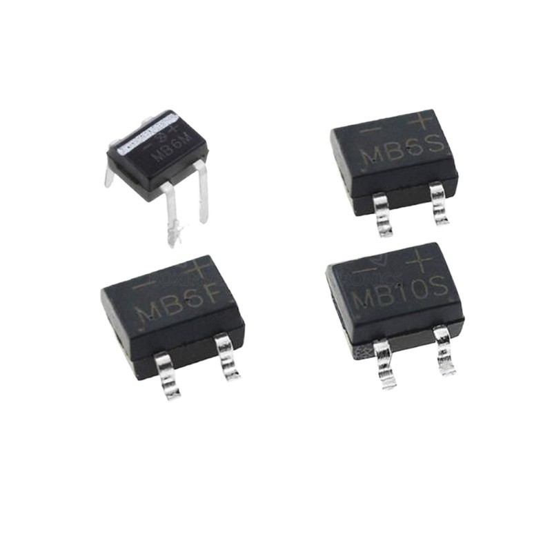 MB6F MB6S MB6S MB10S MB6M Rectifier Bridge Patch ปลั๊กตรง SOP4 DIP4 สะพานกอง 0.5A 1A 600V 1,000V ยี่