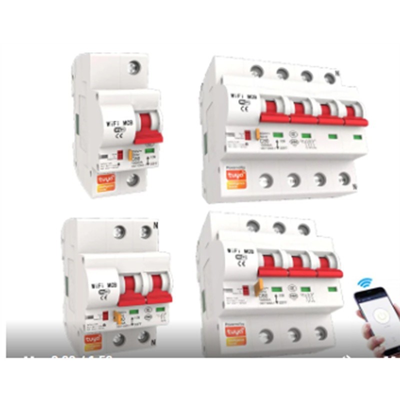 ❊1 Piece Tuya 40A Smart Circuit Breaker Wifi Smart Circuit Breaker For Amazon Alexa Google Home (3P)