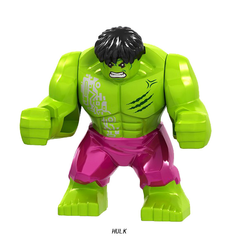 Hulk Killer Croc Venom Riot Carnage Super Heroes ใหม่ขนาดใหญ่ 10 ซม.คอลเลกชันอาคารบล็อกของเล่นเด็กของขวัญ