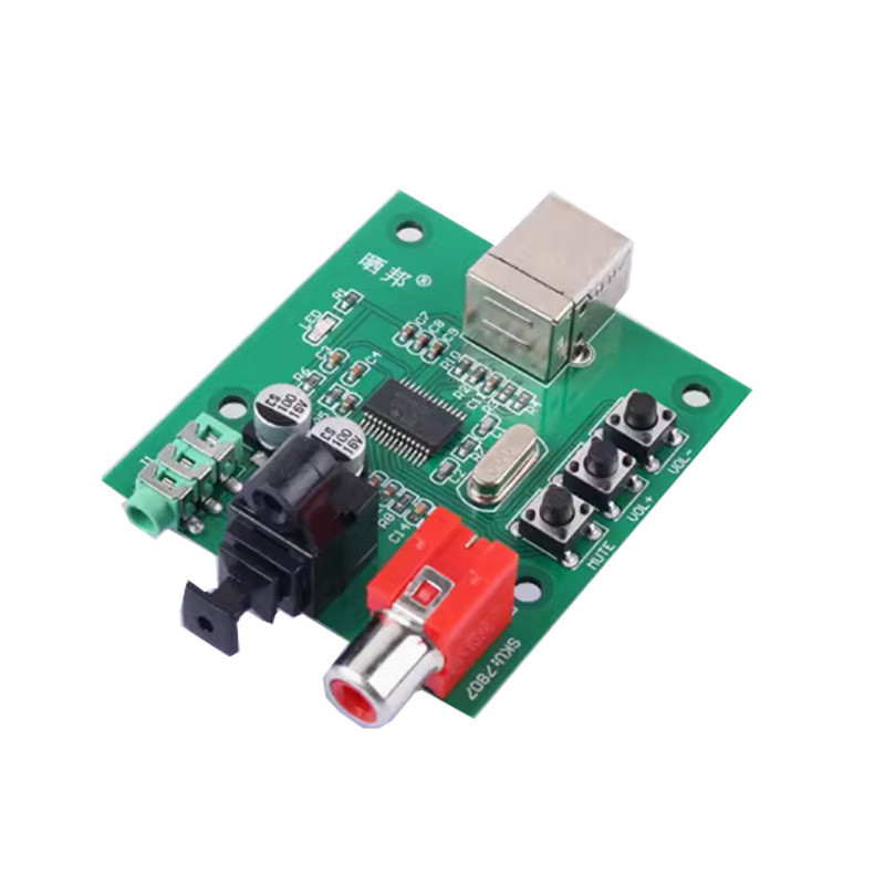 Pcm2704 การ์ดเสียง USB DAC ถอดรหัสอินพุต USB Coaxial Fiber ถอดรหัสการ์ดเสียงไฮไฟ