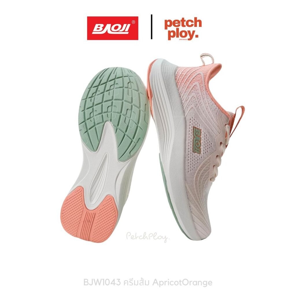 Baoji BJW1043 รองเท้าผ้าใบผู้หญิง รองเท้าวิ่ง ออกกำลังกาย บาโอจิ
