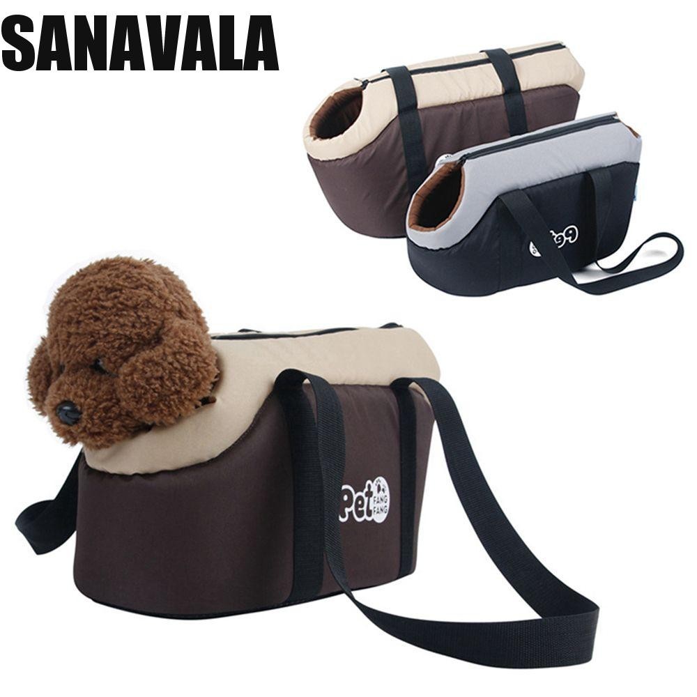 Sanavala เป้อุ้มสุนัขสุนัขขนาดเล็กแมว Cozy Cat Supplies กระเป๋าถือสลิงสําหรับเดินป่ากลางแจ้ง Travel Pet Carrier