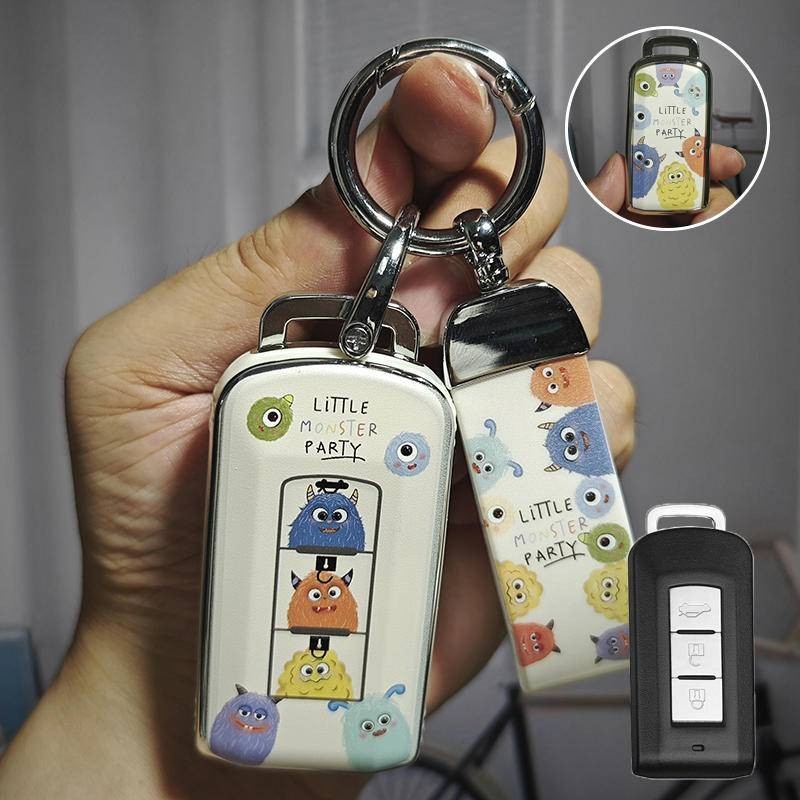 เคสรีโมท Mitsubishi outlander xpander Attrage focus eclipse Pajro sport xforce triton Attrage lancer ex 2011 เคสกุญแจรถยนต์ เคสกุญแจรีโมทรถยนต์