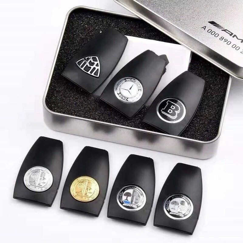 Mercedes-benz Apple Tree Key Shell Mercedes-Benz C-Class รถรีโมทคอนโทรลกรณีปกหลัง Mercedes-Benz Key Case ฝาหลัง