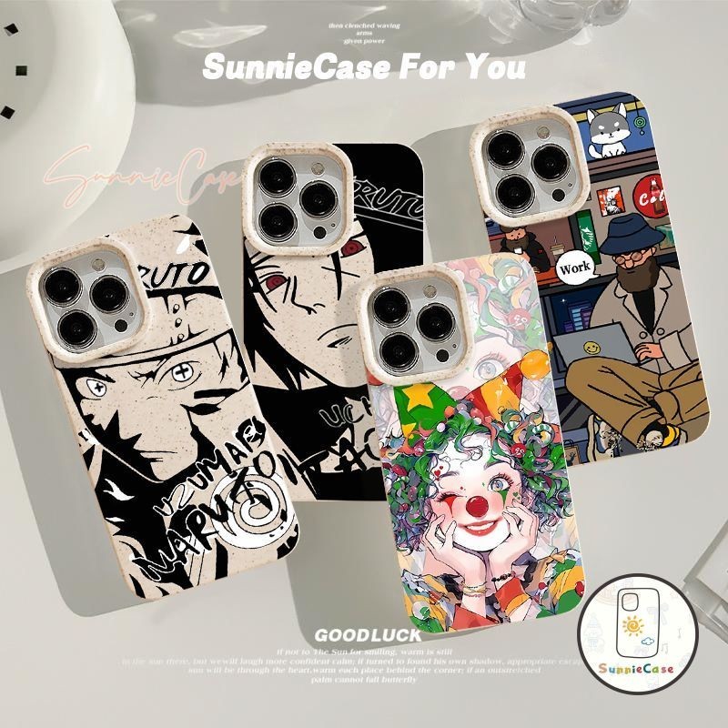 เทรนด์การ์ตูนเท่ ๆ ยี่ห้อเท่ ๆ เคส iPhone XR 6 7 8 6s Plus 13 15 12 11 14 Pro Max XS X Max แฟชั่น เคส
