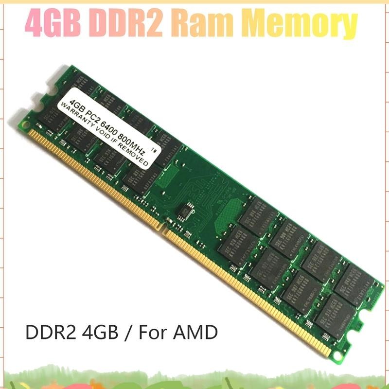 Super 4GB DDR2 Ram หน่วยความจํา 800Mhz 1.8V PC2 6400 DIMM 240 Pins สําหรับเมนบอร์ด AMD หน่วยความจํา 