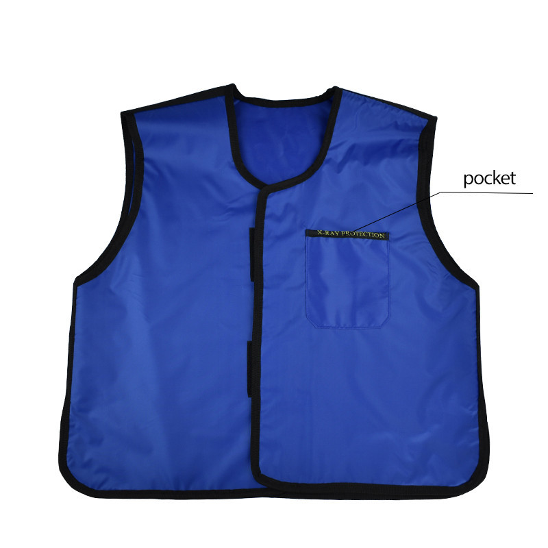 0.35mmpb ป้องกันตะกั่วเสื้อผ้าเสื้อกั๊กตะกั่ว X-ray รูปที่ 6
