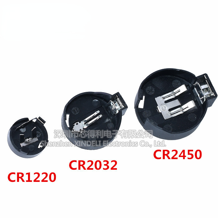 Cr12032 ที่ยึดแบตเตอรี่ CR2450 พร้อมแบตเตอรี่ปุ่มในตัว