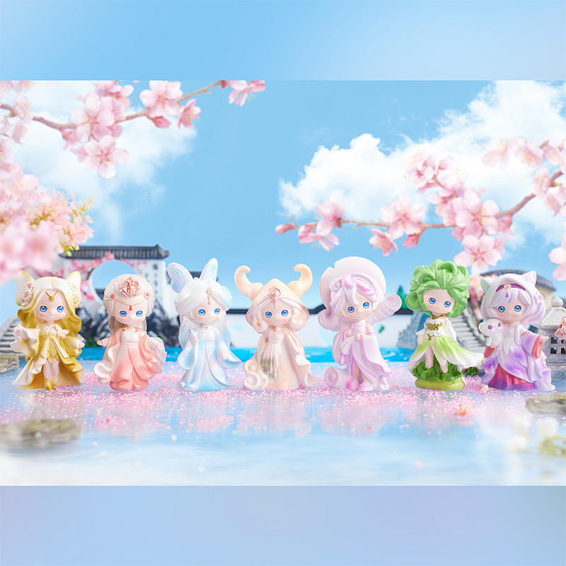 สไตล์ Girly Dress Up กล่องเซอร์ไพรส์ Qitan โบราณกล่องลึกลับเครื่องประดับงานฝีมือเรซินสําหรับเพื่อนของขวัญประณีต