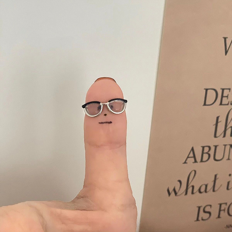 แหวนแว่นตาโลหะผสมแฟชั่นสําหรับผู้หญิง