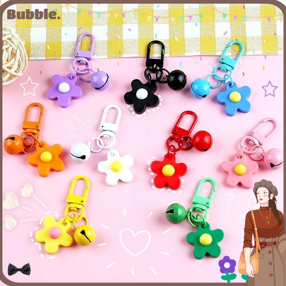 ฟอง จี้ดอกไม้, เครื่องประดับแขวนหลากสีพวงกุญแจดอกไม้,อีพ็อกซี่ ทําเอง พร้อมจี้กระเป๋ากระดิ่งอุปกรณ์เสริมกระเป๋า