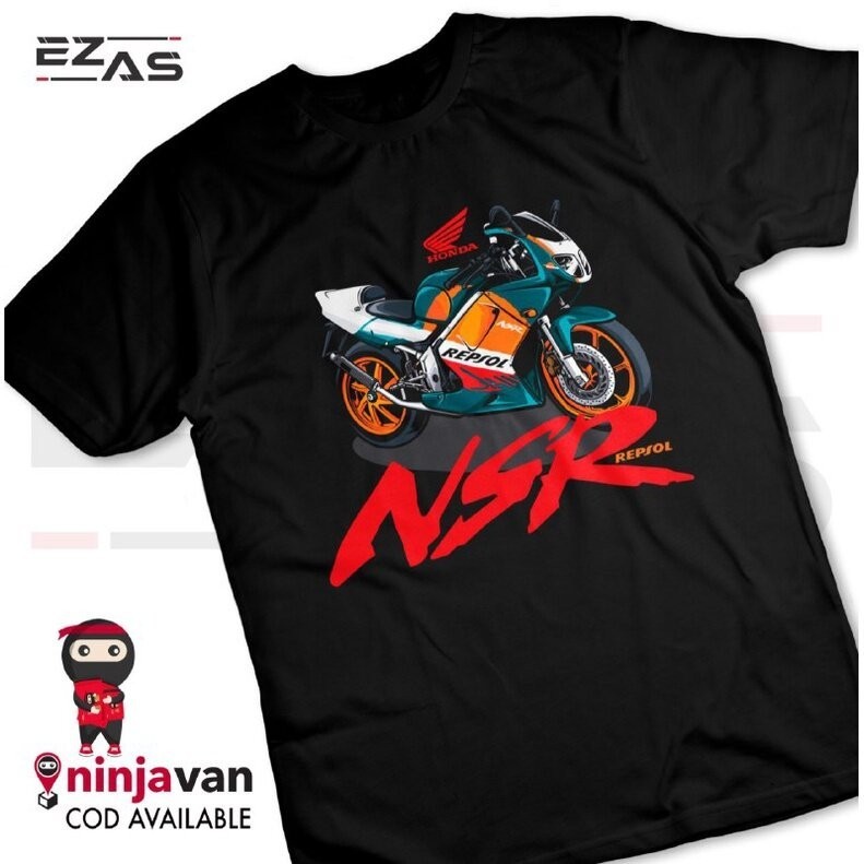 เสื้อยืด Honda Nsr Repsol Sublimation / เสื้อโค้ตไมโครไฟเบอร์ Jersi / เสื้อแข่ง