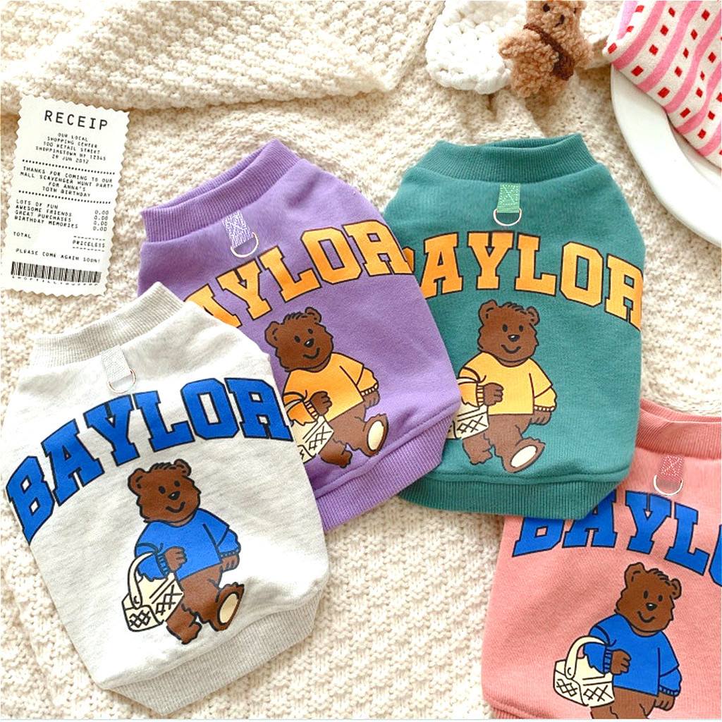 【Hipidog】ลูกสุนัขเสื้อผ้าสุนัขตุ๊กตาหมีชิวาวาแมวเสื้อกันหนาวเสื้อผ้าสัตว์เลี้ยง