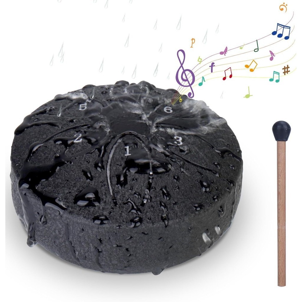 กลองฝนสําหรับสวนกลางแจ้ง-อัพเกรดไม่อุดตันน้ํากลองฝนสําหรับนอกเมื่อฝนตกตีกลองลิ้นเหล็กระฆังฝน,มินิกลางแจ้งกลองฝนตราสาร