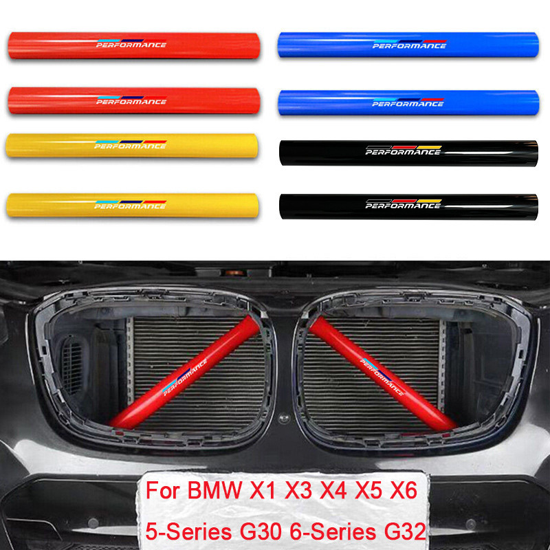 Bmw 1 คู่ ABS รถกระจังหน้า Trim แถบ V รั้งสําหรับ BMW X1 G01 X4 G02 X5 G05 X6 G06 G30 G31 G32 M อุปกรณ์เสริมประสิทธิภาพ