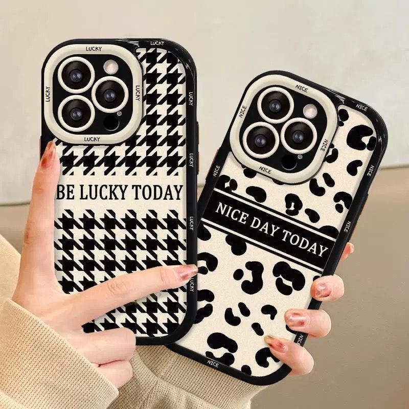 หุ้นไทย คุณภาพสูง for iPhone 11 14 15 Pro Max XR 6 7 Plus XS 13 12 Pro Max ปกการ์ตูนเพ้นท์ซิลิโคนเปลือกพัฟ