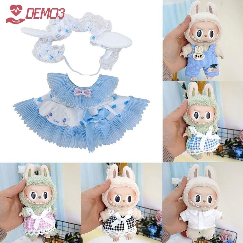 [DEMO3] เสื้อผ้าตุ๊กตา Labubu Time To Chill Filled Bow Sequined Gauze Skirt Doll Accessories,|เสื้อผ้าตุ๊กตาทํามือของขวัญคอสทํามือ