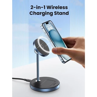 UGREEN รุ่น 90668 แท่นชาร์จโทรศัพท์มือถือไร้สาย Magnetic Wireless Charger Stand 20W Max Stand สำหรับ iPhone
