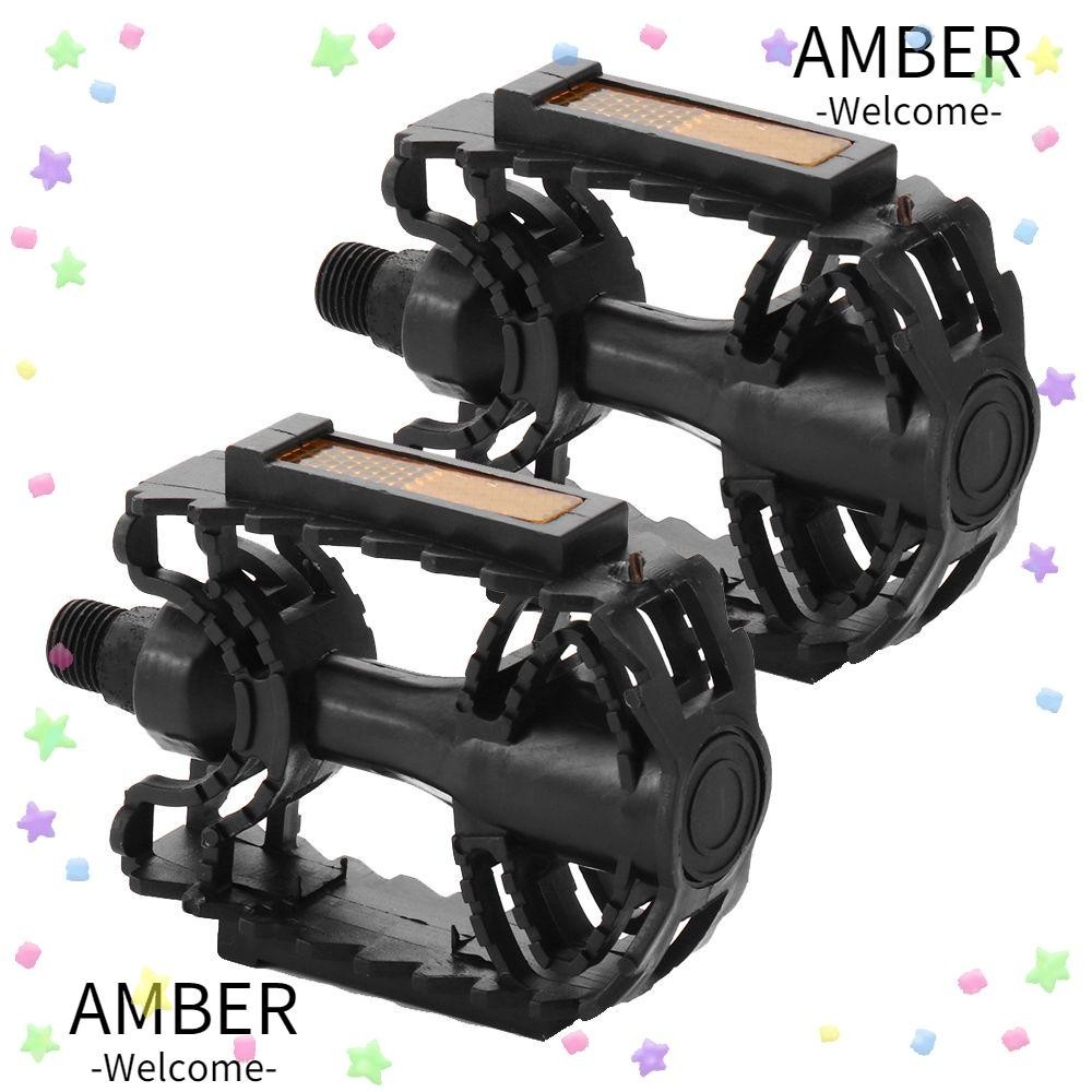 Amber บันไดจักรยาน 14 มม. 12 มม. สําหรับจักรยานเสือภูเขา BMX 1 คู่